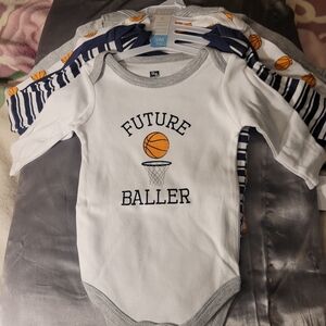 Baby Basketball Fan Onesies